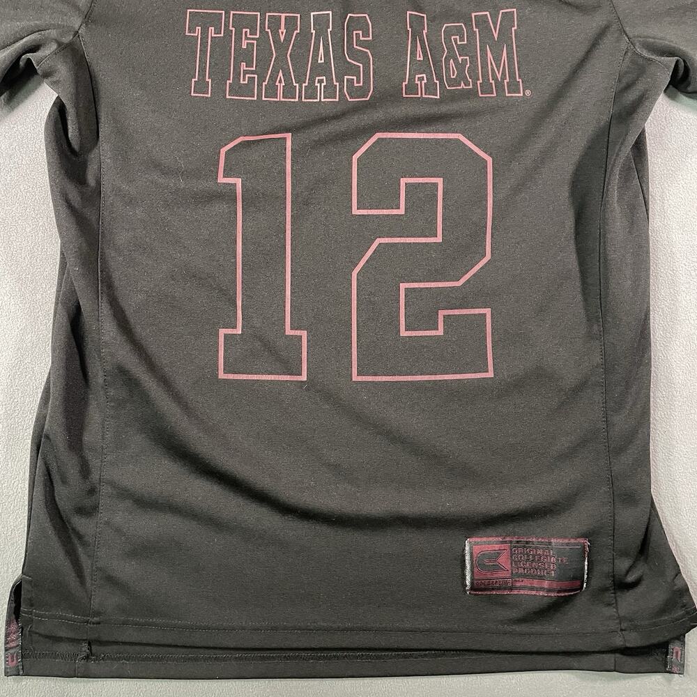 Colosseum Texas A&M Aggies Football Jersey Black Marron Size Medium - Picture 2 of 9